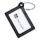 Dacasso Travelers Envy Luggage Tag with Metal Strap - Black EI-1013 - alternate 1